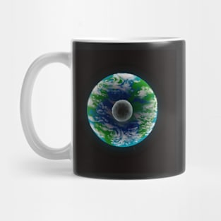 Earth and Moon Mug